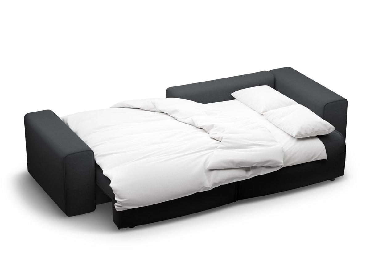 3-Sitzer Ecksofa rechts mit Schlaffunktion und Stauraum Victor in Anthracite-Moly präsentiert im Onlineshop von KAQTU Design AG. Bettsofa rechts ist von Micadoni