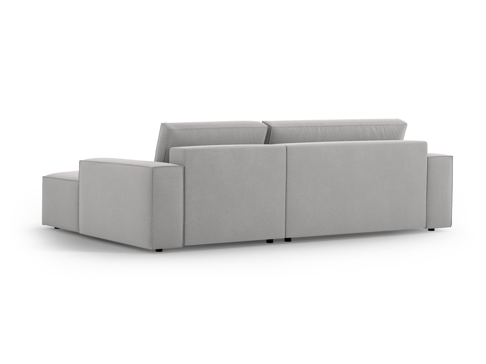 Das Jodie Ecksofa rechts von Micadoni bietet stilvollen Komfort mit Schlaffunktion und Stauraum. Perfekt für kleine Räume und entspannte Abende!