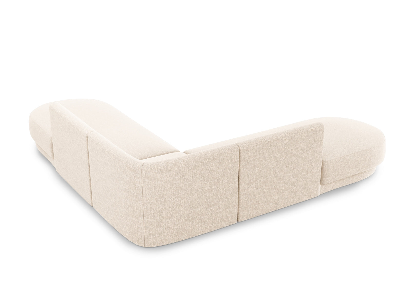 Miley Symmetrical Ecksofa 5 Sitzer in Light Beige präsentiert im Onlineshop von KAQTU Design AG. Ecksofa ist von Micadoni