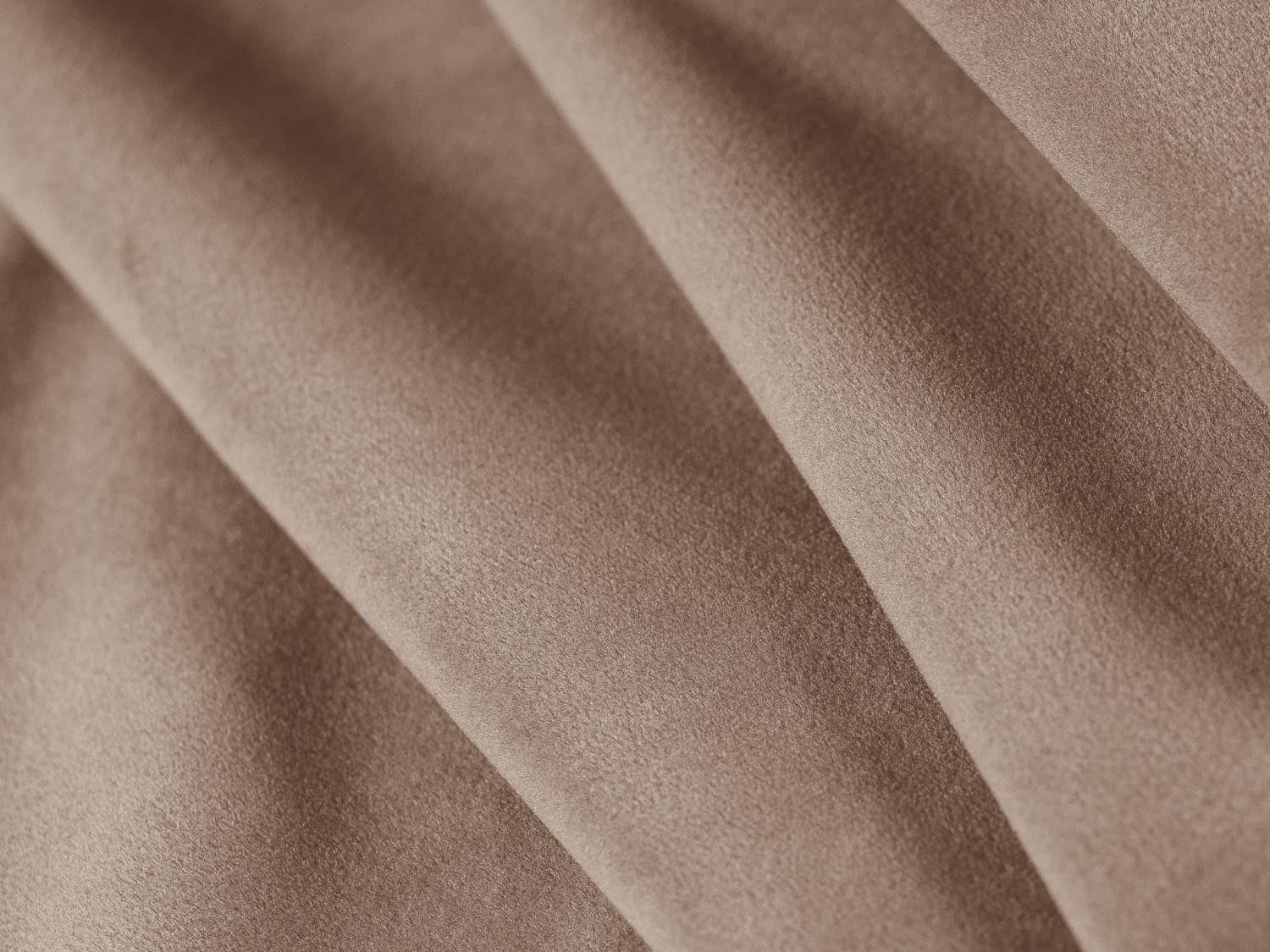 Miley Velour Symmetrical Ecksofa 5 Sitzer in Cappuccino präsentiert im Onlineshop von KAQTU Design AG. Ecksofa ist von Micadoni