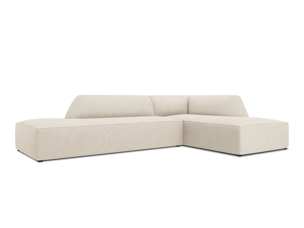 Ruby Modulares Ecksofa Open end rechts 4 Sitzer in Light Beige-Scala präsentiert im Onlineshop von KAQTU Design AG. L-Sofa rechts ist von Micadoni