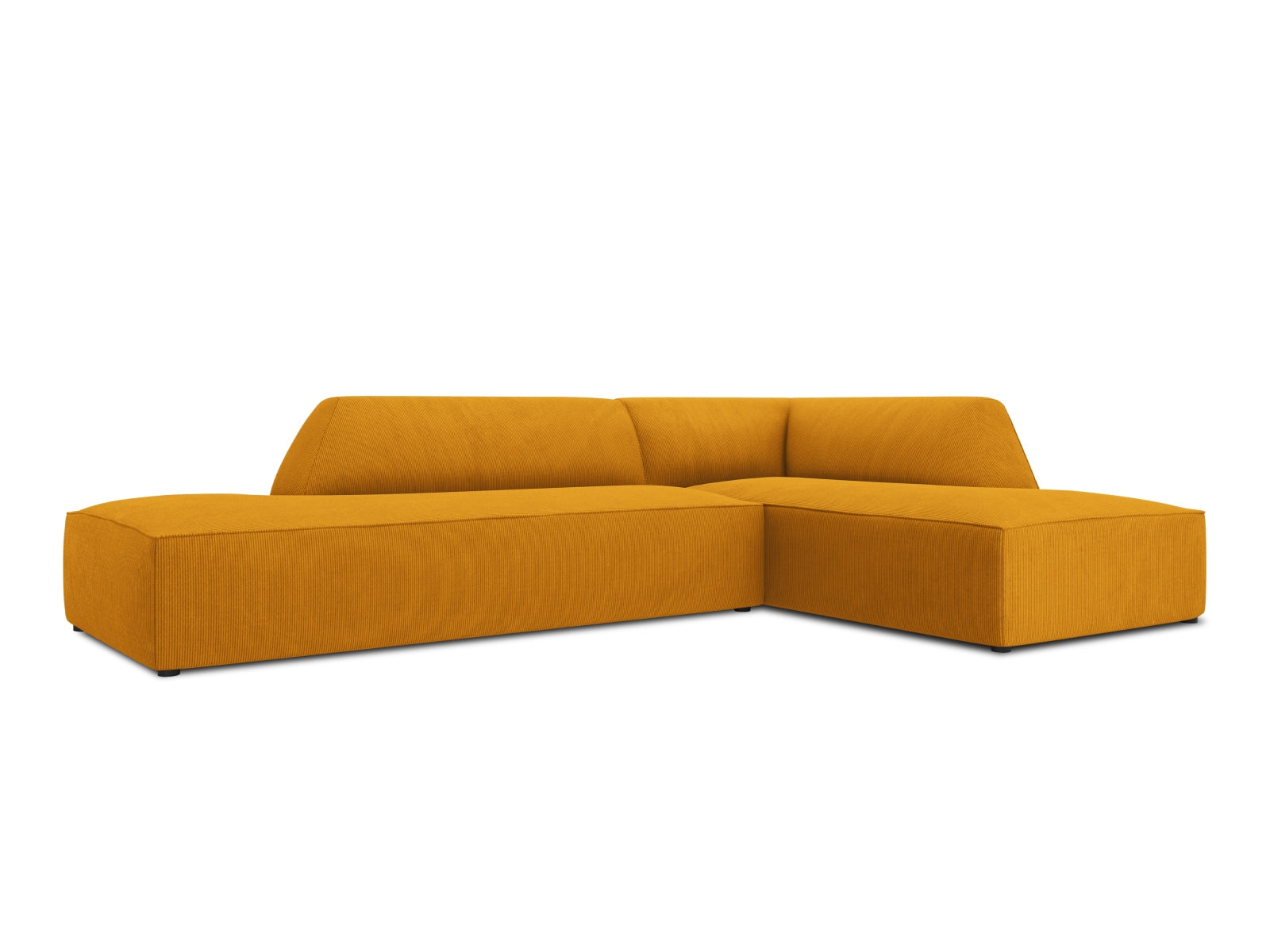 Ruby Modulares Ecksofa rechts 4 Sitzer in Yellow präsentiert im Onlineshop von KAQTU Design AG. Ecksofa rechts ist von Micadoni