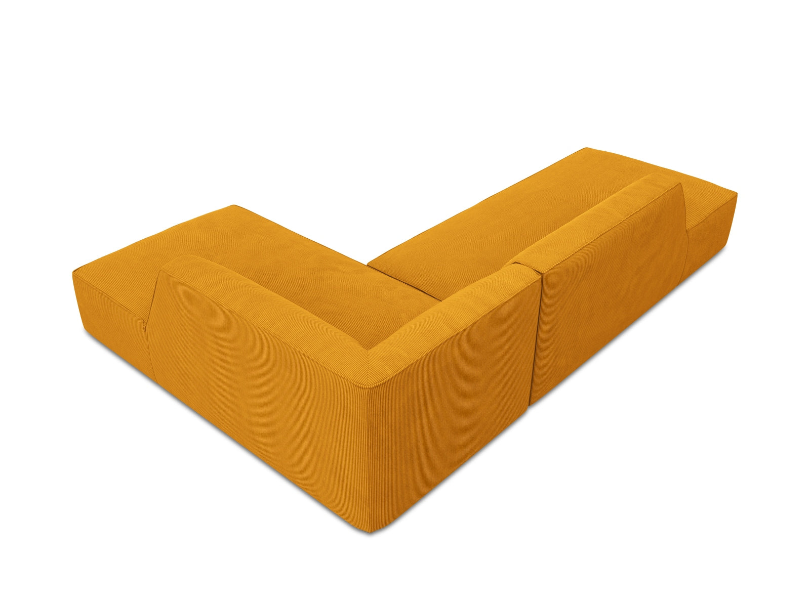 Ruby Modulares Ecksofa rechts 4 Sitzer in Yellow präsentiert im Onlineshop von KAQTU Design AG. Ecksofa rechts ist von Micadoni