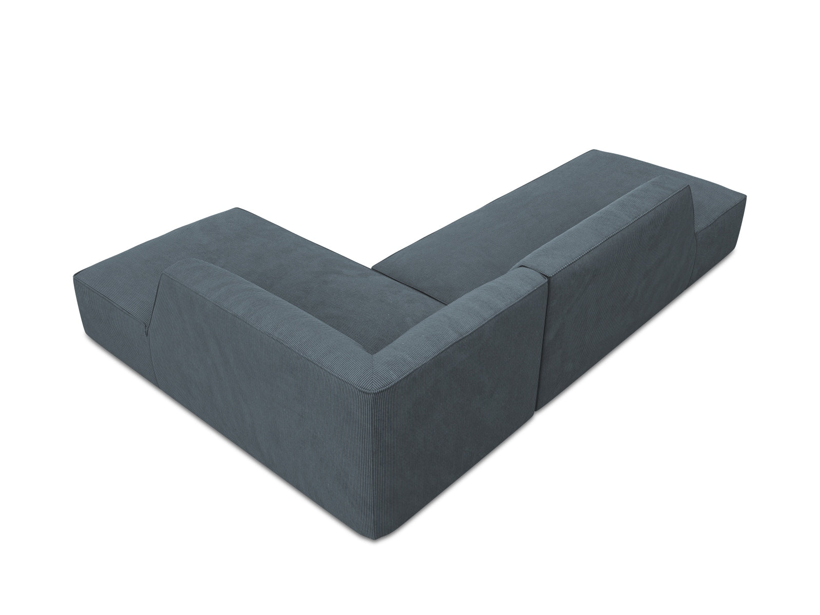 Ruby Modulares Ecksofa rechts 4 Sitzer in Blue präsentiert im Onlineshop von KAQTU Design AG. Ecksofa rechts ist von Micadoni