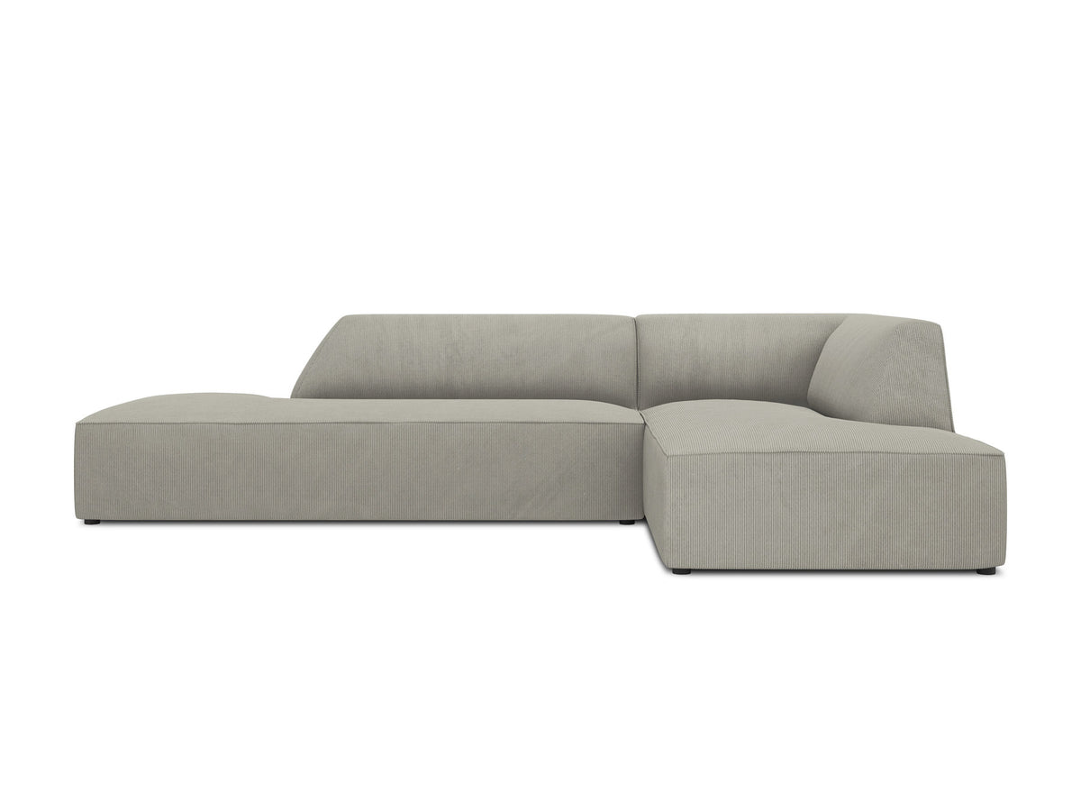 Ruby Modulares Ecksofa Open end rechts 4 Sitzer in Light Grey-Scala präsentiert im Onlineshop von KAQTU Design AG. L-Sofa rechts ist von Micadoni