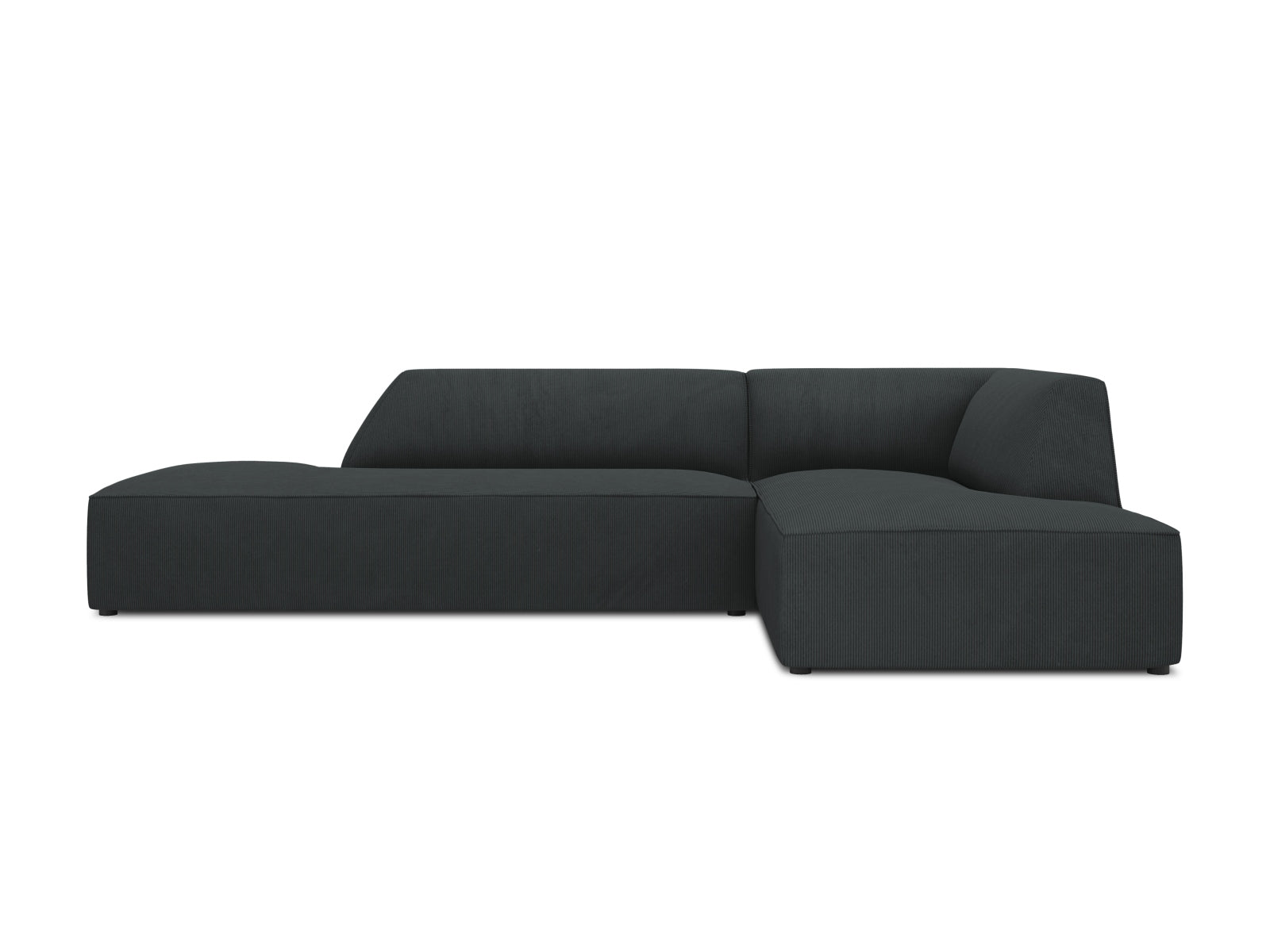 Elegantes Ruby Ecksofa rechts, 4-Sitzer, bietet großzügigen Platz und zeitgemäße Ästhetik für ein einladendes Wohnambiente.