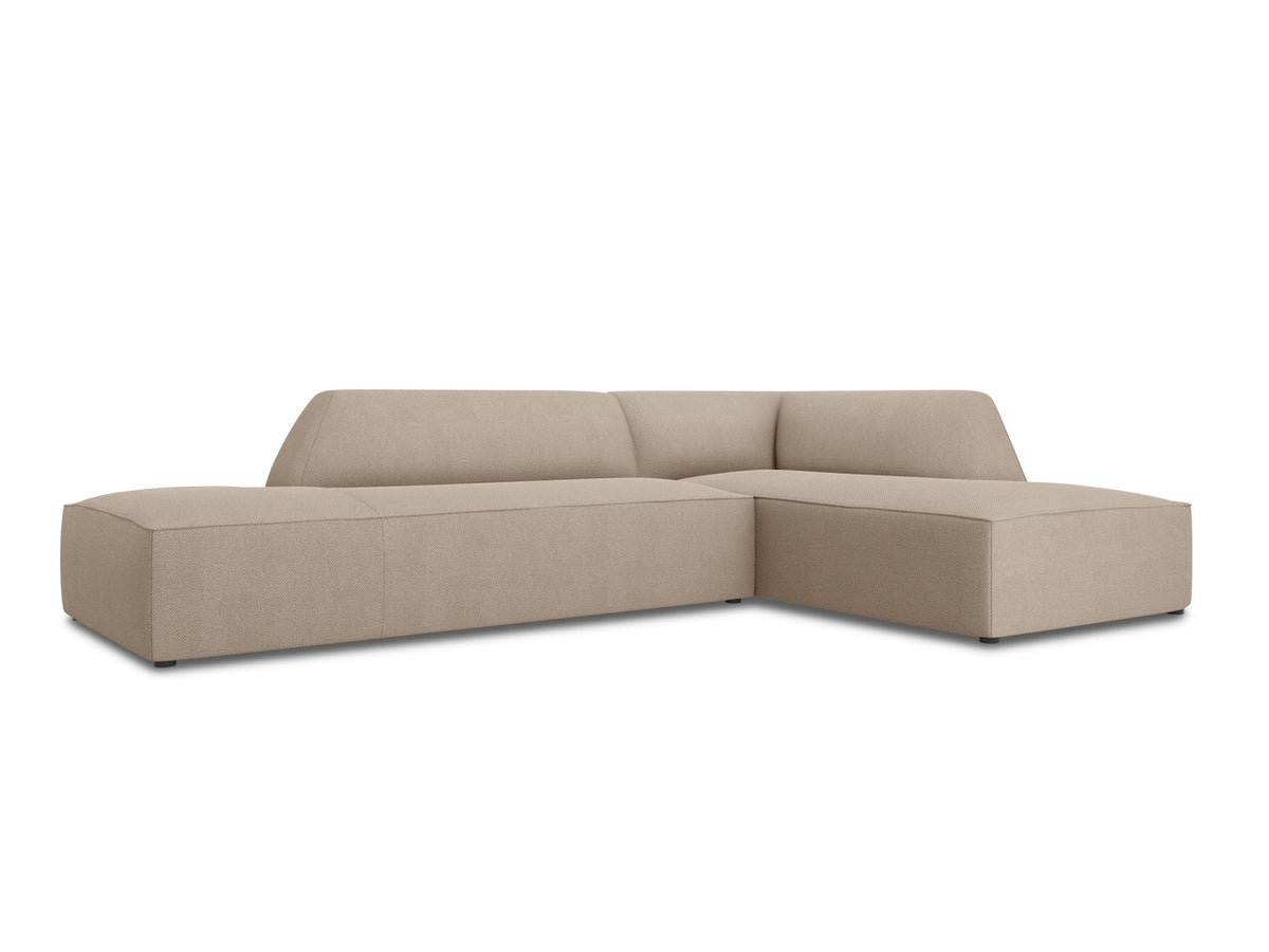 Ruby Modulares Ecksofa Open end rechts 4 Sitzer in Dark Beige-Ottawa präsentiert im Onlineshop von KAQTU Design AG. L-Sofa rechts ist von Micadoni