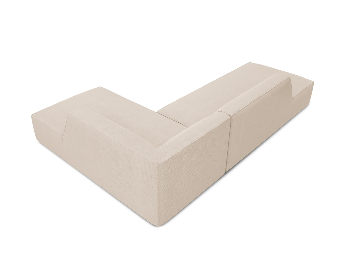 Ruby Modulares Ecksofa Open end rechts 4 Sitzer in Beige-Ottawa präsentiert im Onlineshop von KAQTU Design AG. L-Sofa rechts ist von Micadoni