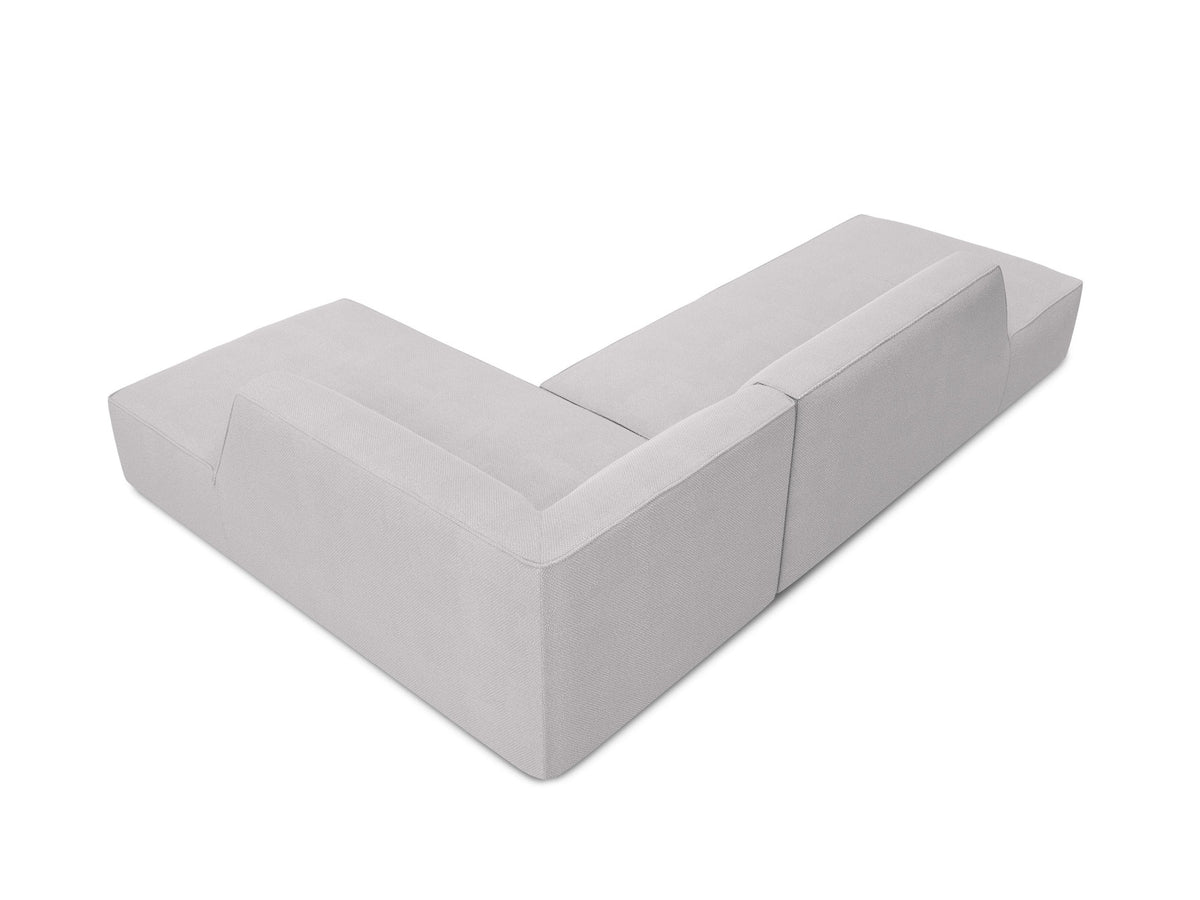 Ruby Modulares Ecksofa Open end rechts 4 Sitzer in Light Grey-Ottawa präsentiert im Onlineshop von KAQTU Design AG. L-Sofa rechts ist von Micadoni