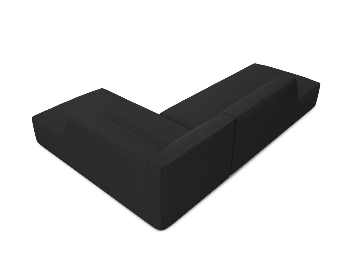 Ruby Modulares Ecksofa Open end rechts 4 Sitzer in Black-Ottawa präsentiert im Onlineshop von KAQTU Design AG. L-Sofa rechts ist von Micadoni