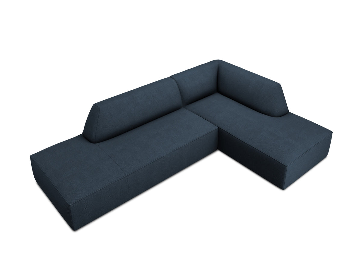 Ruby Modulares Ecksofa Open end rechts 4 Sitzer in Navy Blue-Ottawa präsentiert im Onlineshop von KAQTU Design AG. L-Sofa rechts ist von Micadoni