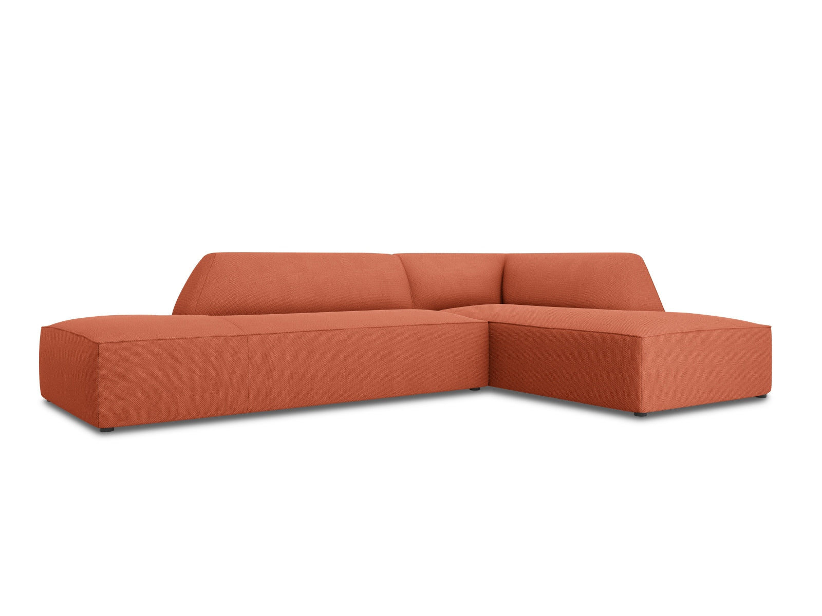 Ruby Modulares Ecksofa rechts 4 Sitzer in Coral präsentiert im Onlineshop von KAQTU Design AG. Ecksofa rechts ist von Micadoni
