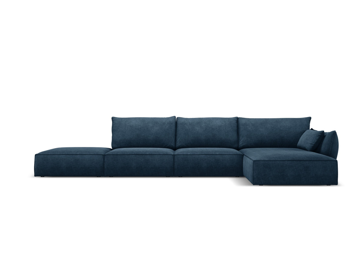 Kaelle Ecksofa rechts 5 Sitzer in Royal Blue-Over The Horizon präsentiert im Onlineshop von KAQTU Design AG. Bettsofa rechts ist von Micadoni