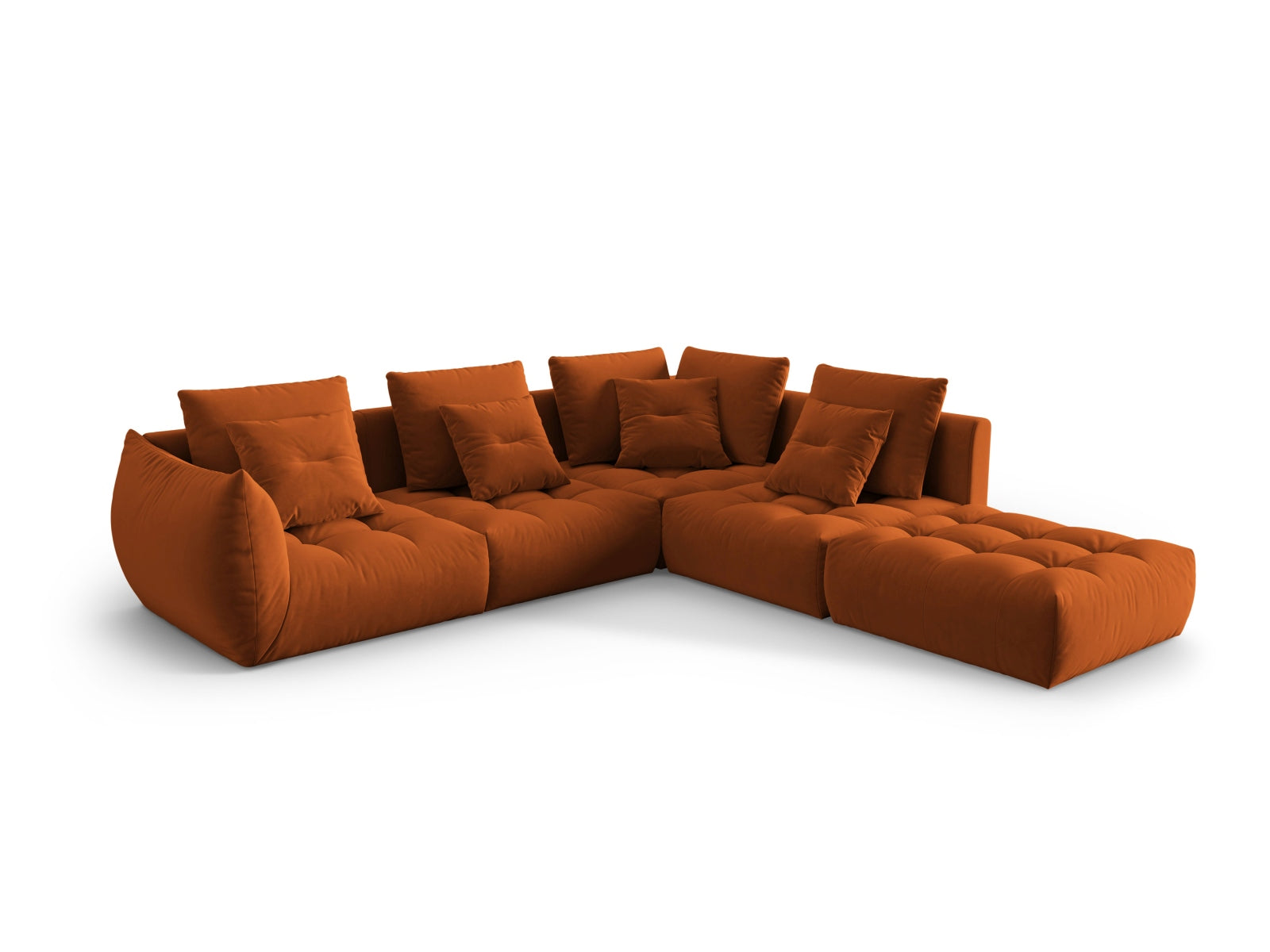 Entdecken Sie das elegante Bloom Velour Ecksofa von Micadoni – ein 4-Sitzer im angesagten Boho-Stil, ideal für Ihr modernes Wohnambiente. Wählen Sie aus zahlreichen Farben!