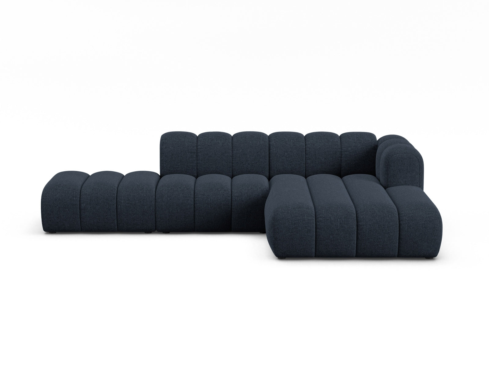 Lupine Modular Open Ecksofa rechts 5 Sitzer in Navy Blue-Eden präsentiert im Onlineshop von KAQTU Design AG. L-Sofa rechts ist von Micadoni