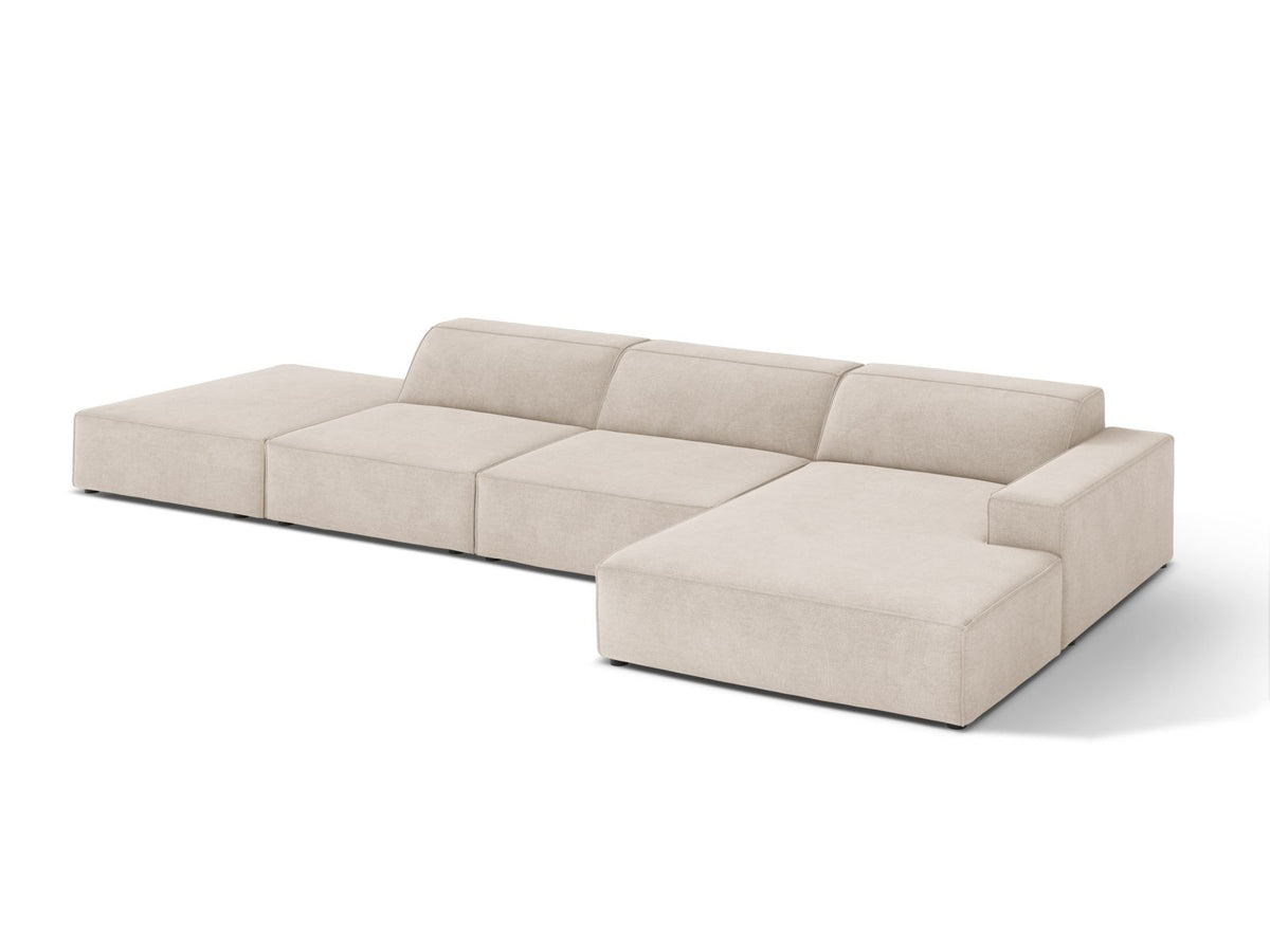 5-Sitzer Ecksofa rechts Jodie in Beige-Liberty präsentiert im Onlineshop von KAQTU Design AG. Ecksofa rechts ist von Micadoni