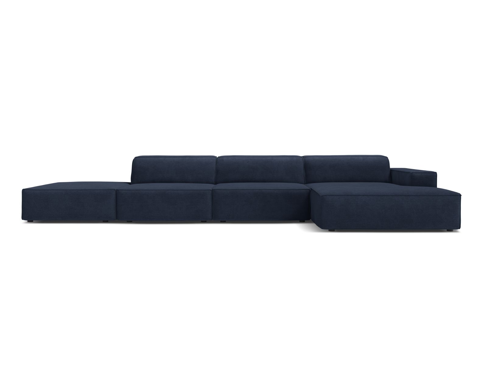 5-Sitzer Ecksofa rechts Jodie in Navy Blue-Liberty präsentiert im Onlineshop von KAQTU Design AG. Ecksofa rechts ist von Micadoni