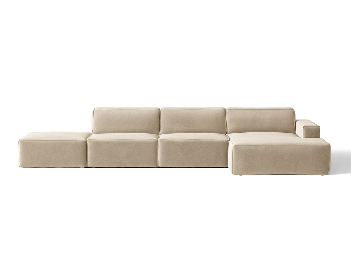 Jodie Modulare Ecksofa rechts 5-Sitzer von Micadoni
