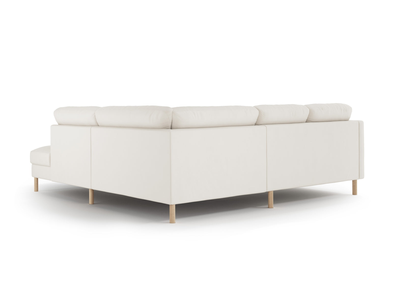 Erleben Sie das Eden Velour Ecksofa rechts 4 Sitzer von Micadoni: Stilvolles Velours, elegantes Design und unvergleichlicher Sitzkomfort für Ihr Wohnzimmer.