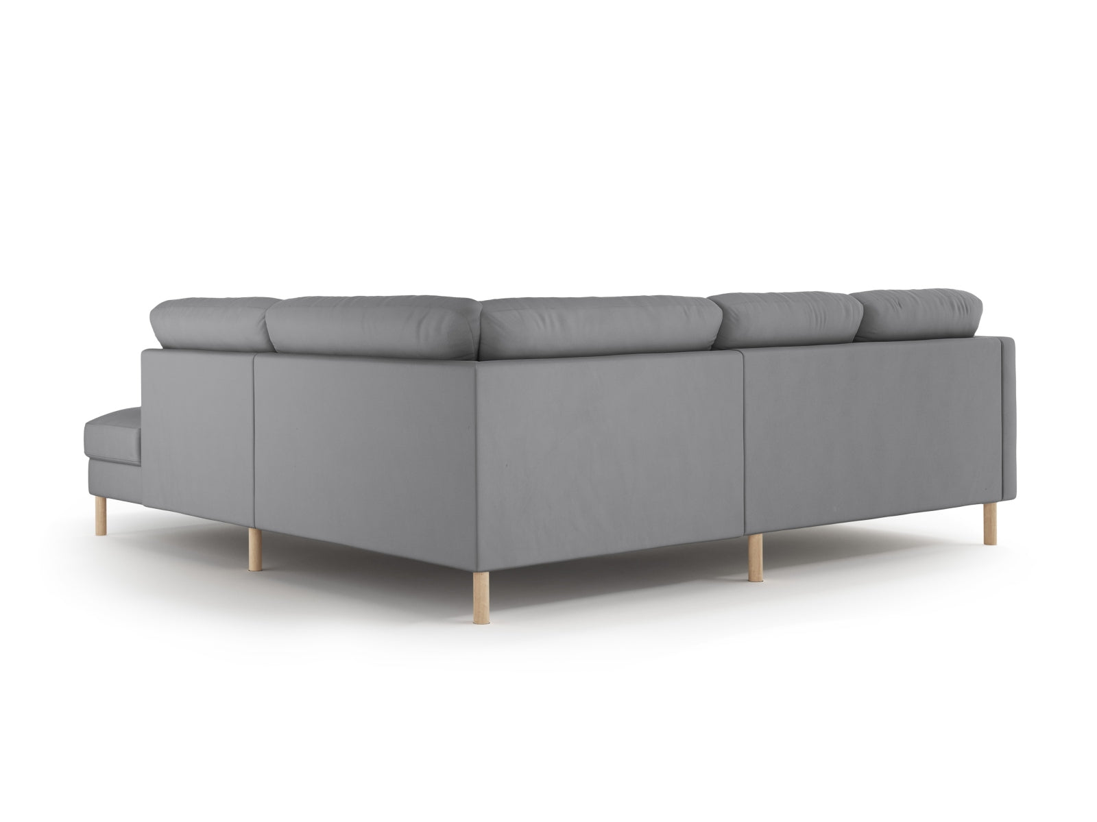 Erleben Sie das Eden Velour Ecksofa rechts 4 Sitzer von Micadoni: Stilvolles Velours, elegantes Design und erstklassiger Sitzkomfort für Ihr Wohnzimmer.