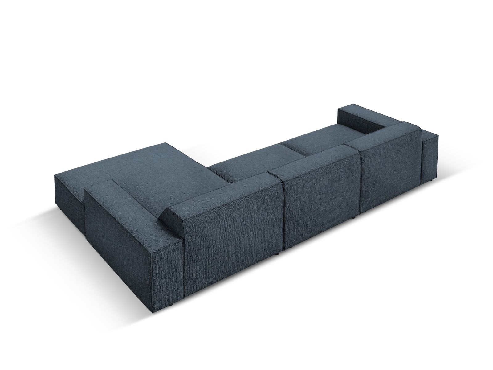 Jodie Modulares Ecksofa rechts 4 Sitzer in Royal Blue präsentiert im Onlineshop von KAQTU Design AG. Ecksofa rechts ist von Micadoni