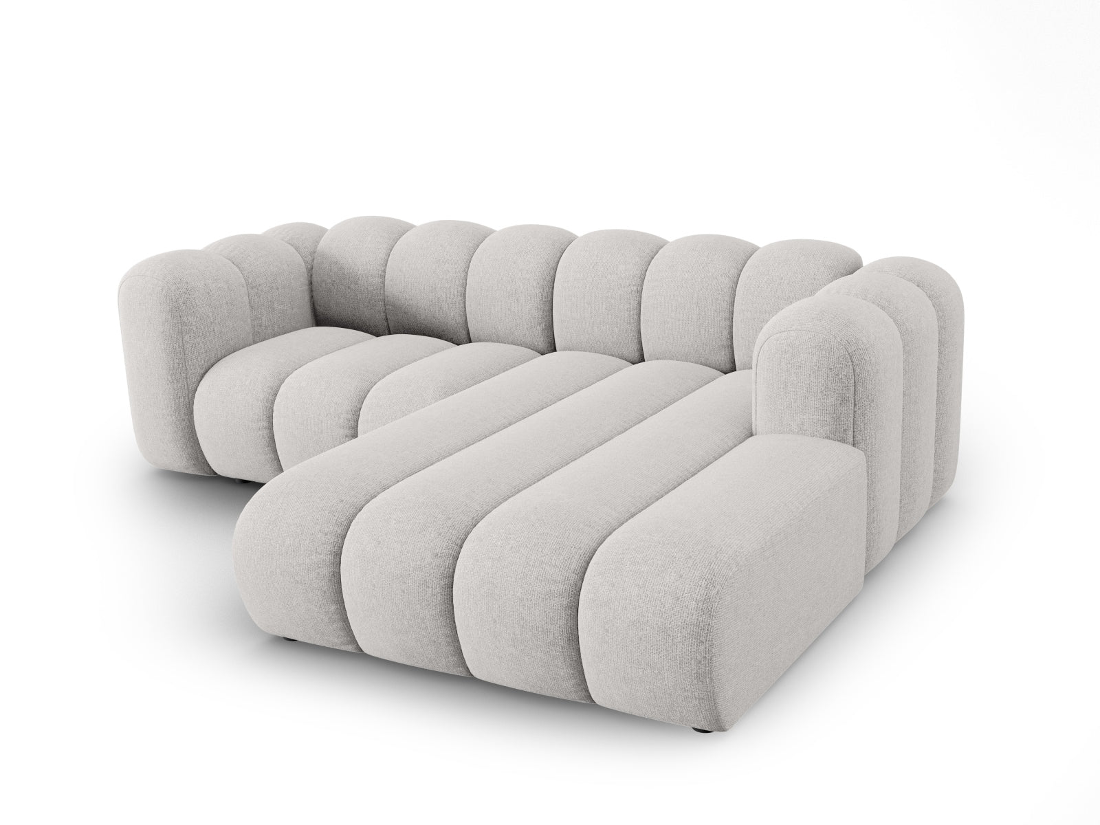 Lupine Modulares Ecksofa rechts 3 Sitzer in Light Grey präsentiert im Onlineshop von KAQTU Design AG. Ecksofa rechts ist von Micadoni