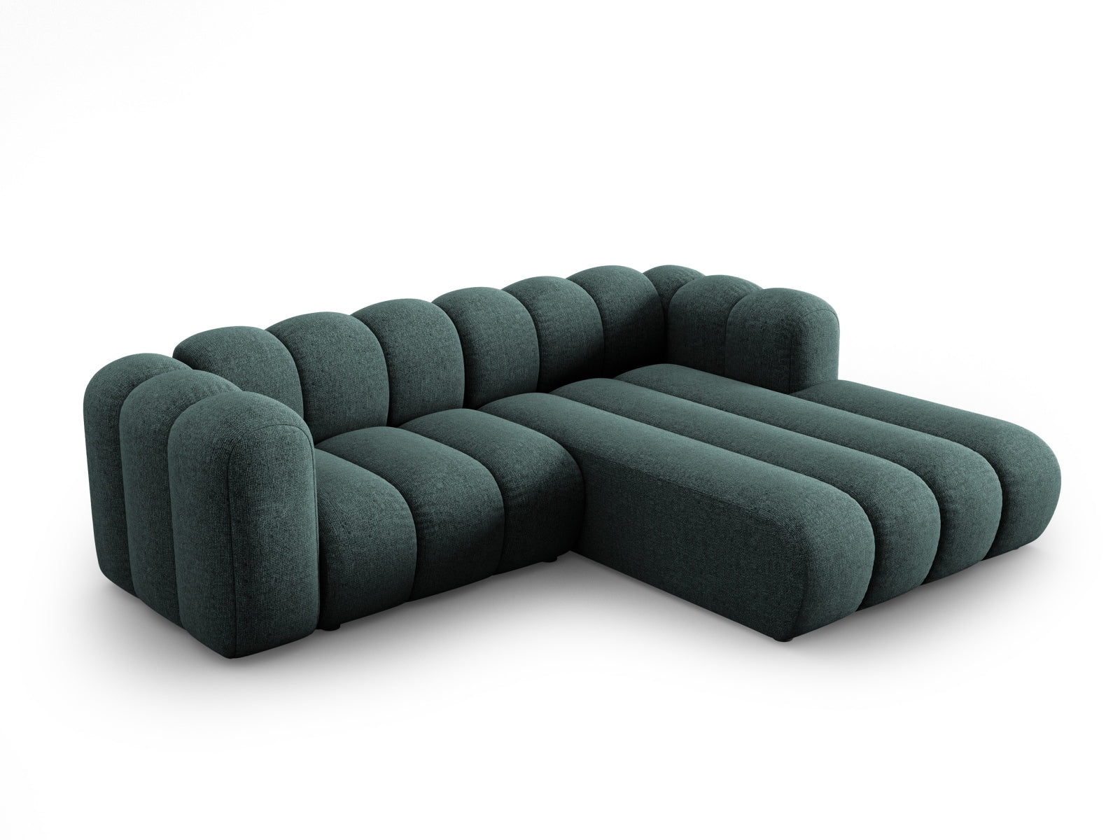Lupine Modulares Ecksofa rechts 3 Sitzer in Petrol präsentiert im Onlineshop von KAQTU Design AG. Ecksofa rechts ist von Micadoni