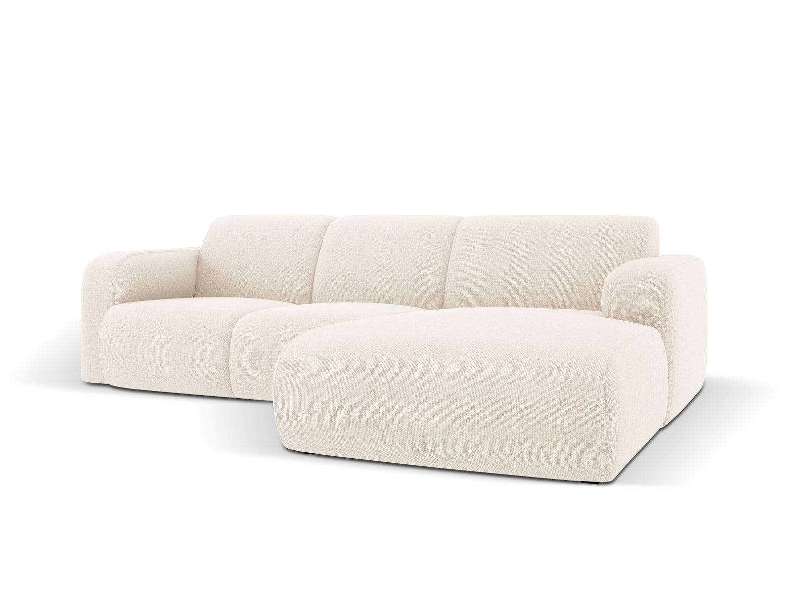 Molino Ecksofa rechts 4 Sitzer in Light Beige präsentiert im Onlineshop von KAQTU Design AG. Ecksofa rechts ist von Micadoni