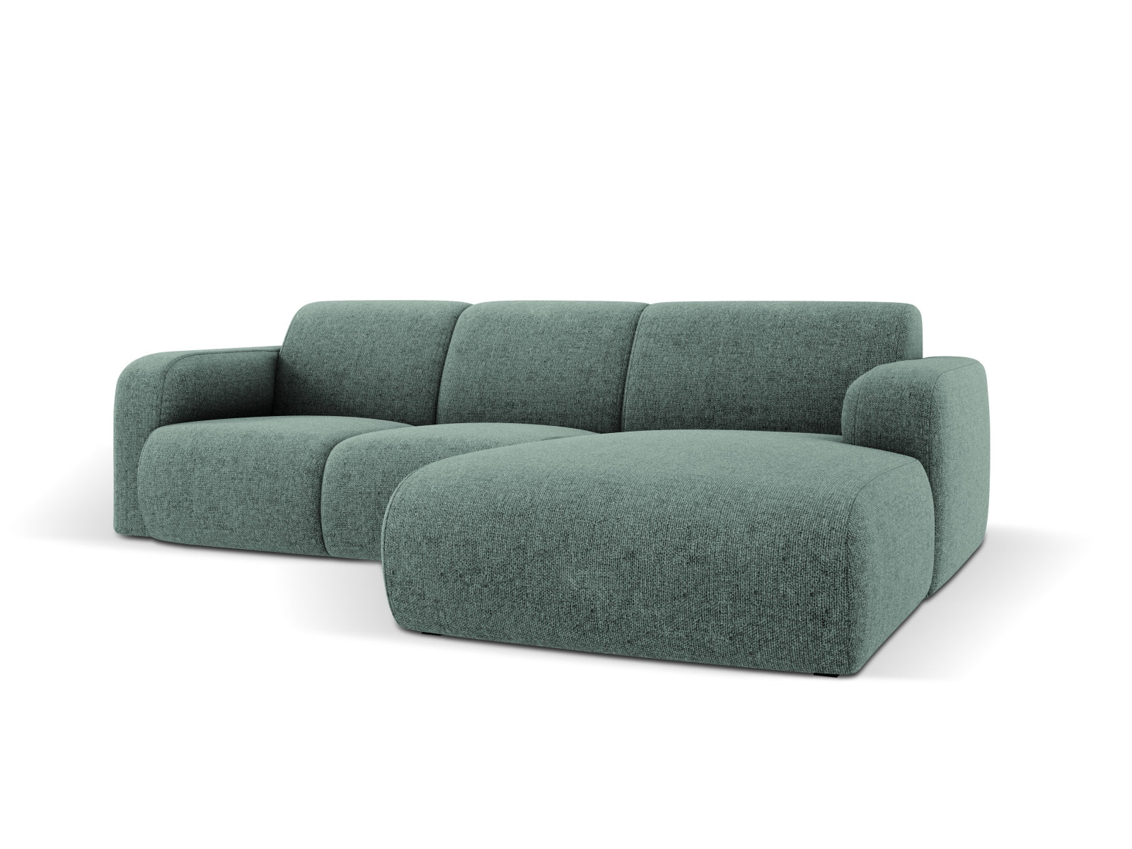 Molino Ecksofa rechts 4 Sitzer in Petrol präsentiert im Onlineshop von KAQTU Design AG. Ecksofa rechts ist von Micadoni