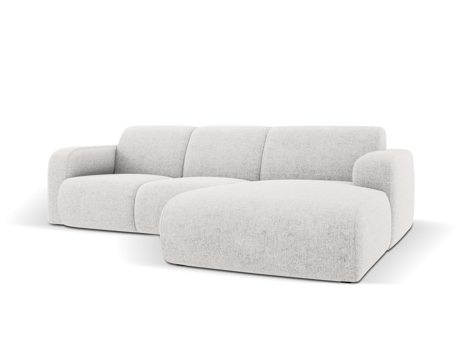 Molino Ecksofa rechts 4 Sitzer in Light Grey präsentiert im Onlineshop von KAQTU Design AG. Ecksofa rechts ist von Micadoni
