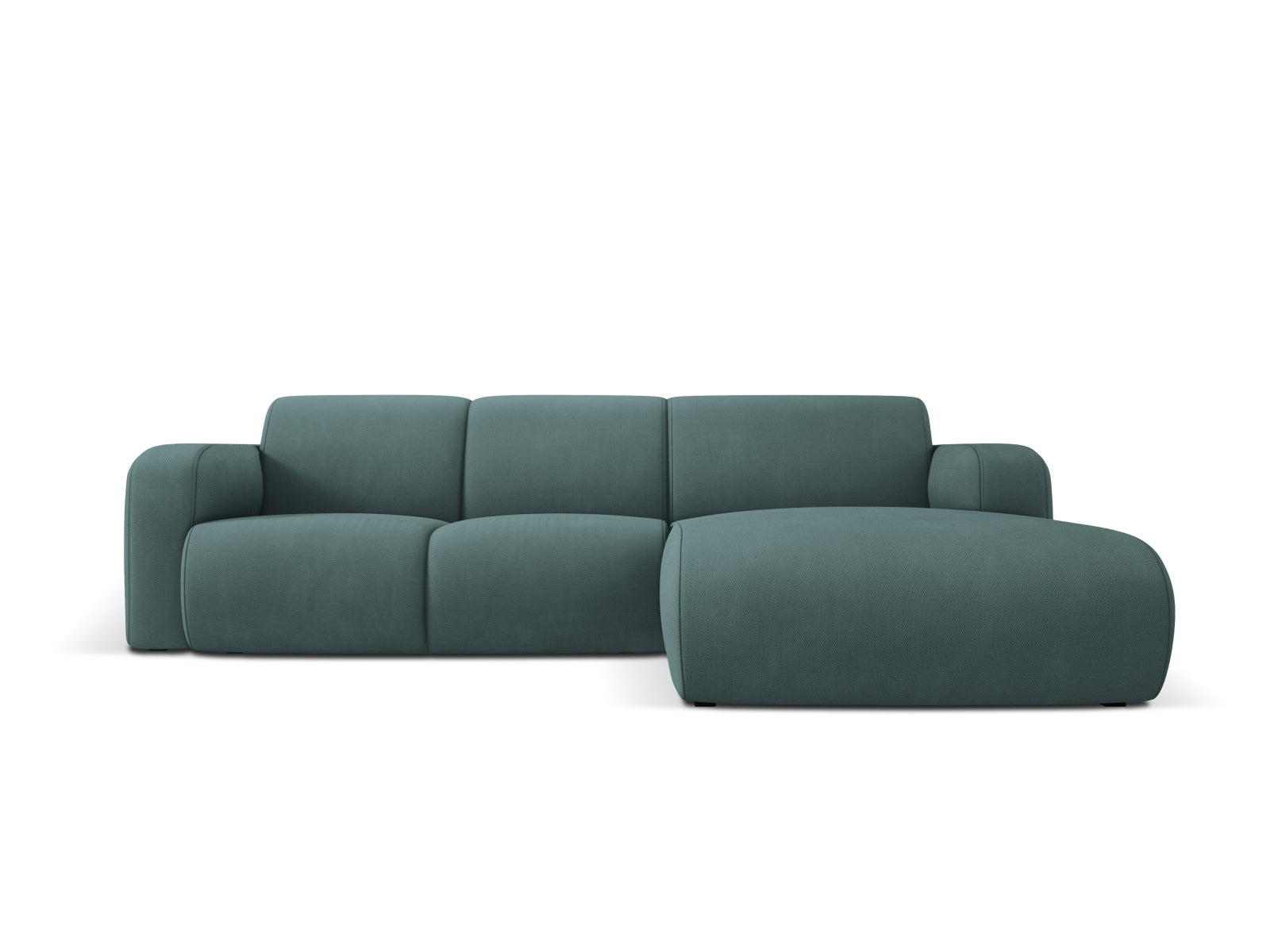 Molino Ecksofa rechts 4 Sitzer in Sea Green-Rebel präsentiert im Onlineshop von KAQTU Design AG. L-Sofa rechts ist von Micadoni
