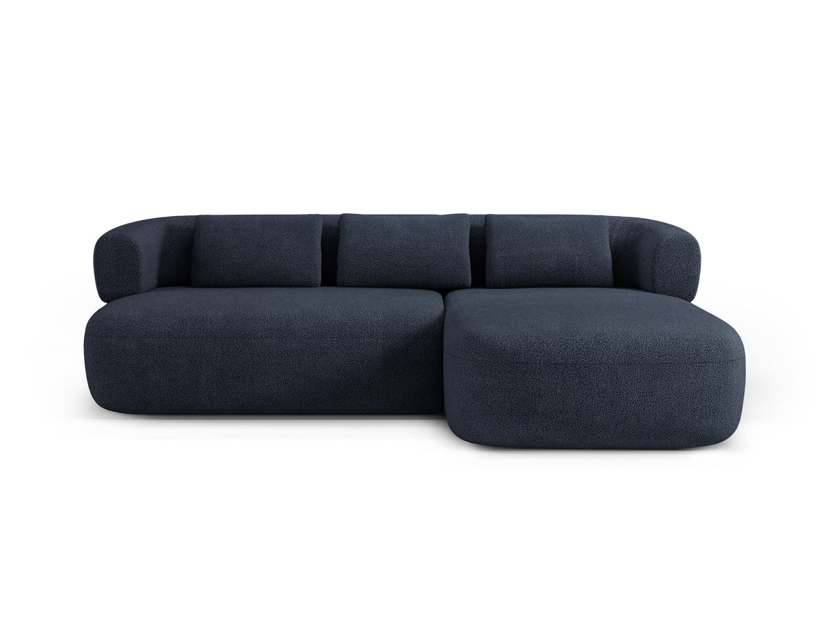 Jenny Ecksofa rechts 5 Sitzer in Dark Blue-Now or Never präsentiert im Onlineshop von KAQTU Design AG. L-Sofa rechts ist von Micadoni