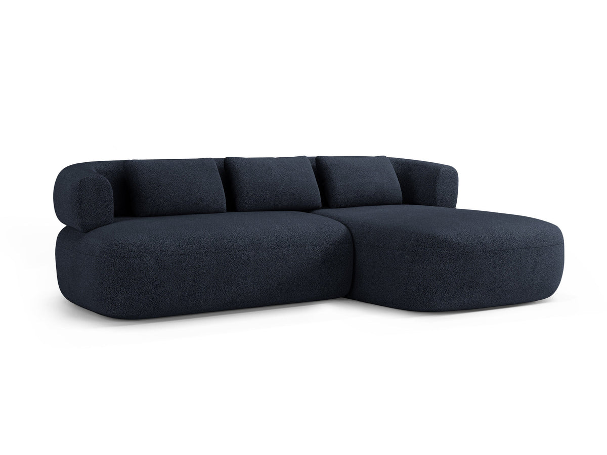 Jenny Ecksofa rechts 5 Sitzer in Dark Blue-Now or Never präsentiert im Onlineshop von KAQTU Design AG. L-Sofa rechts ist von Micadoni