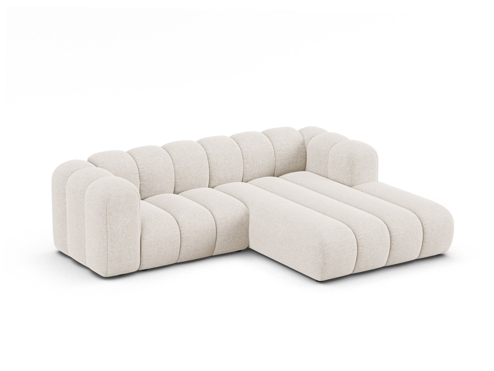 Lupine Modular Ecksofa rechts 3 Sitzer in Light Beige präsentiert im Onlineshop von KAQTU Design AG. Ecksofa rechts ist von Micadoni
