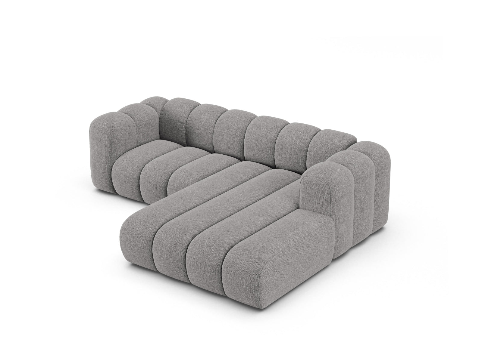 Lupine Modular Ecksofa rechts 3 Sitzer in Light Grey präsentiert im Onlineshop von KAQTU Design AG. Ecksofa rechts ist von Micadoni