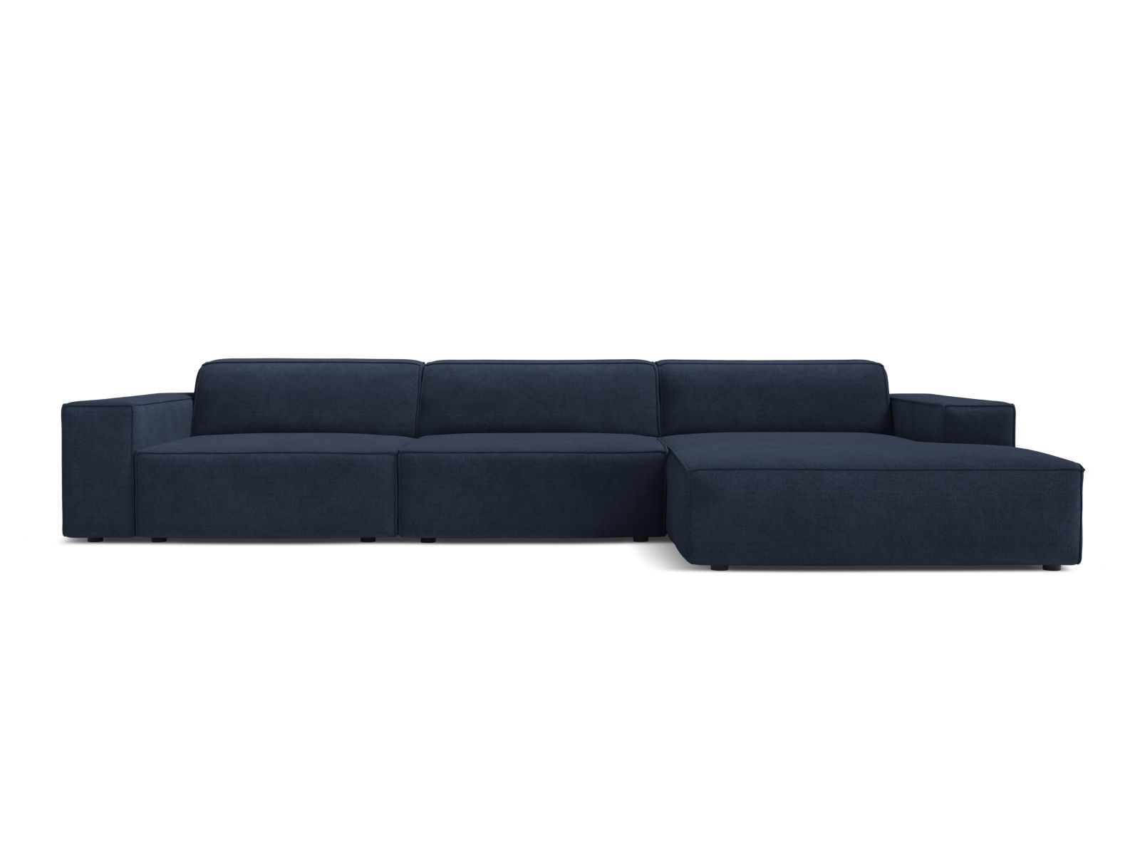 4-Sitzer Ecksofa rechts Jodie in Navy Blue-Liberty präsentiert im Onlineshop von KAQTU Design AG. Ecksofa rechts ist von Micadoni