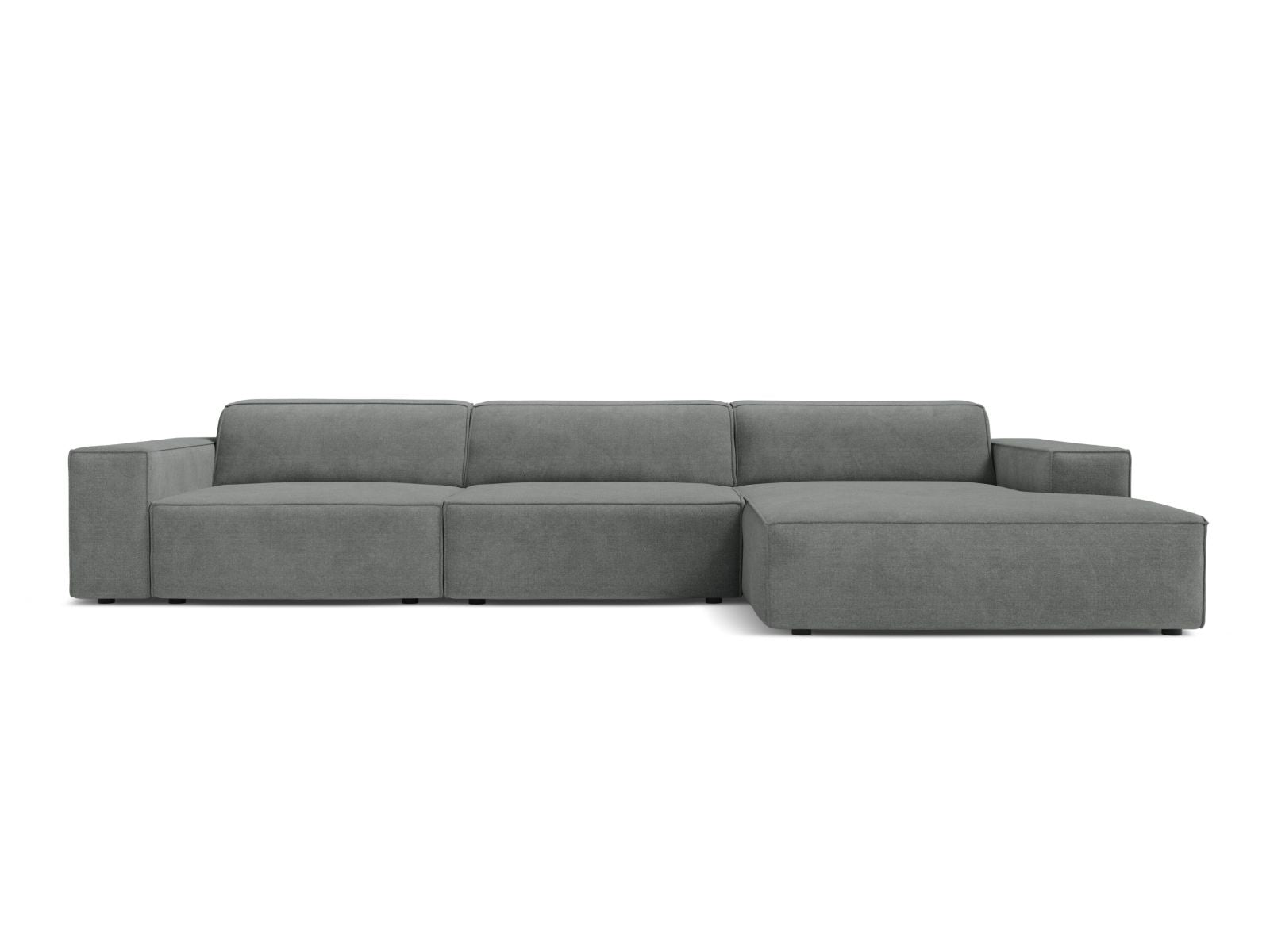 4-Sitzer Ecksofa rechts Jodie in Grey-Liberty präsentiert im Onlineshop von KAQTU Design AG. Ecksofa rechts ist von Micadoni