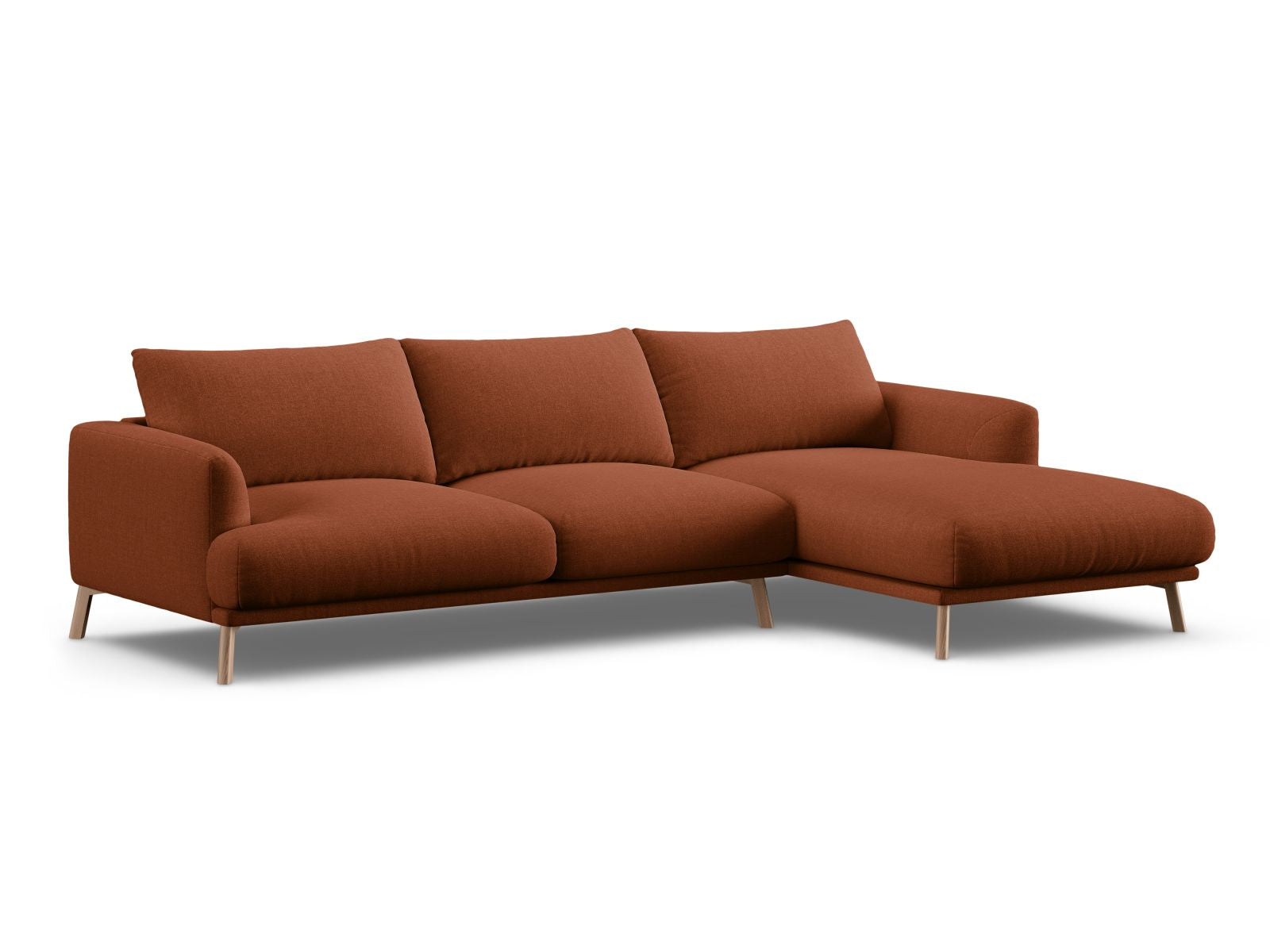 4-Sitzer Ecksofa rechts Naomi in Brick-Liberty präsentiert im Onlineshop von KAQTU Design AG. Ecksofa rechts ist von Micadoni