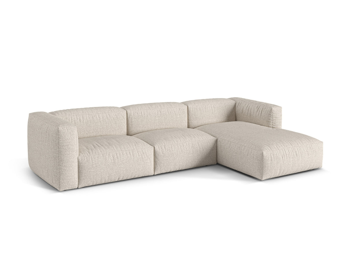3-Sitzer Modular Ecksofa rechts Martina in Beige-Monet präsentiert im Onlineshop von KAQTU Design AG. Ecksofa rechts ist von Micadoni