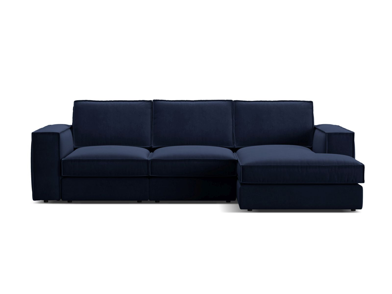 3-Sitzer Modular Ecksofa rechts Pola in Royal Blue-Salvador präsentiert im Onlineshop von KAQTU Design AG. Ecksofa rechts ist von Micadoni