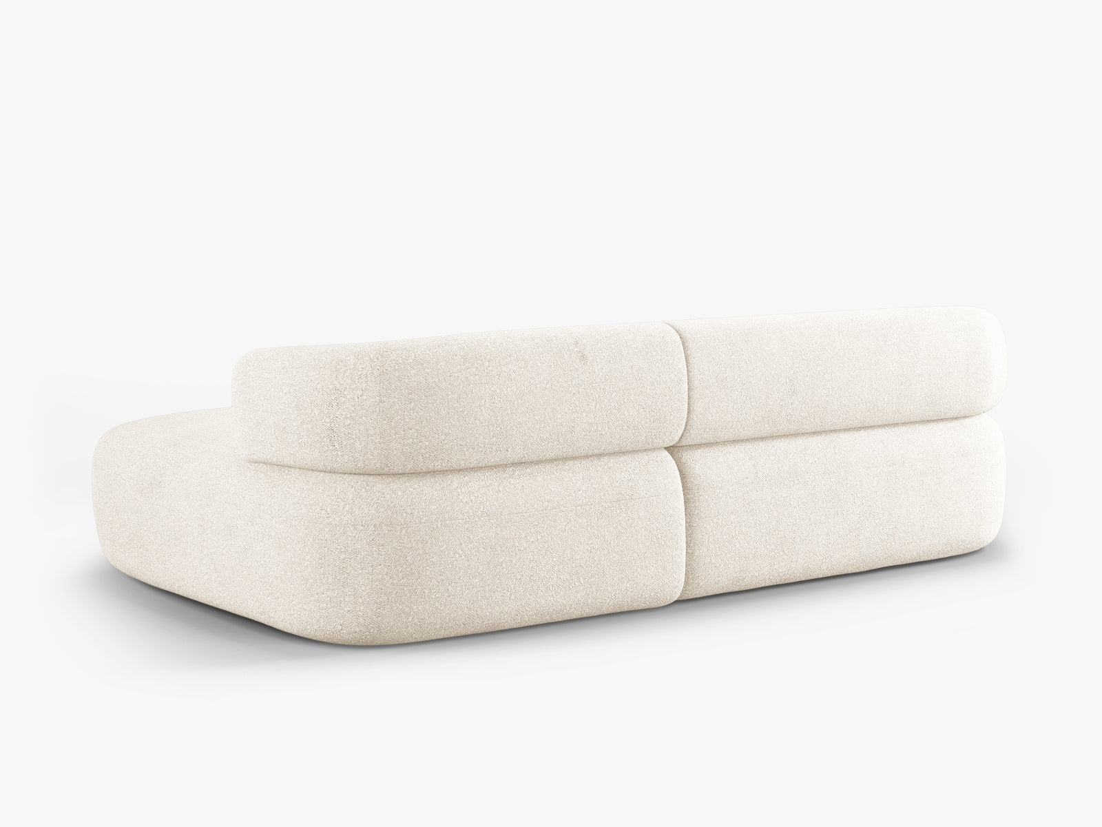 Jenny Boucle Ecksofa rechts 5 Sitzer in Beige präsentiert im Onlineshop von KAQTU Design AG. Ecksofa rechts ist von Micadoni
