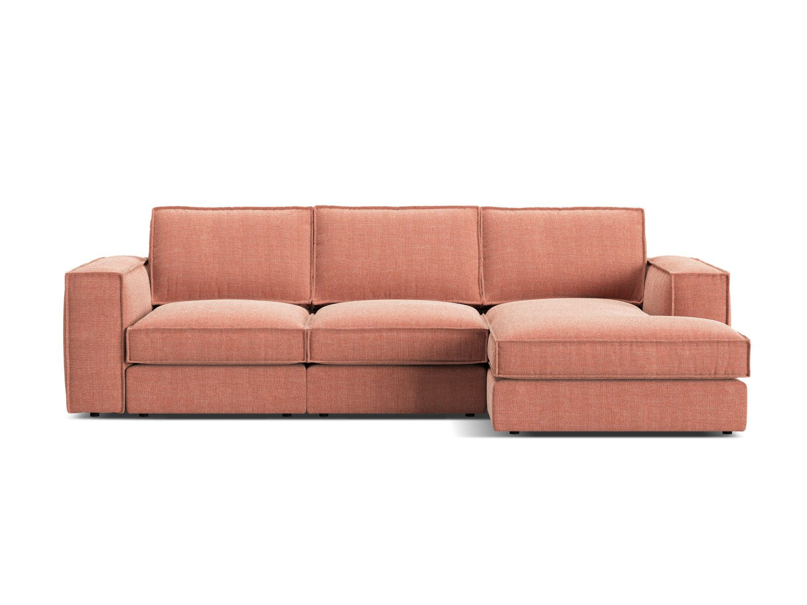 3-Sitzer Ecksofa rechts Pola in Red-Babel präsentiert im Onlineshop von KAQTU Design AG. Ecksofa rechts ist von Micadoni