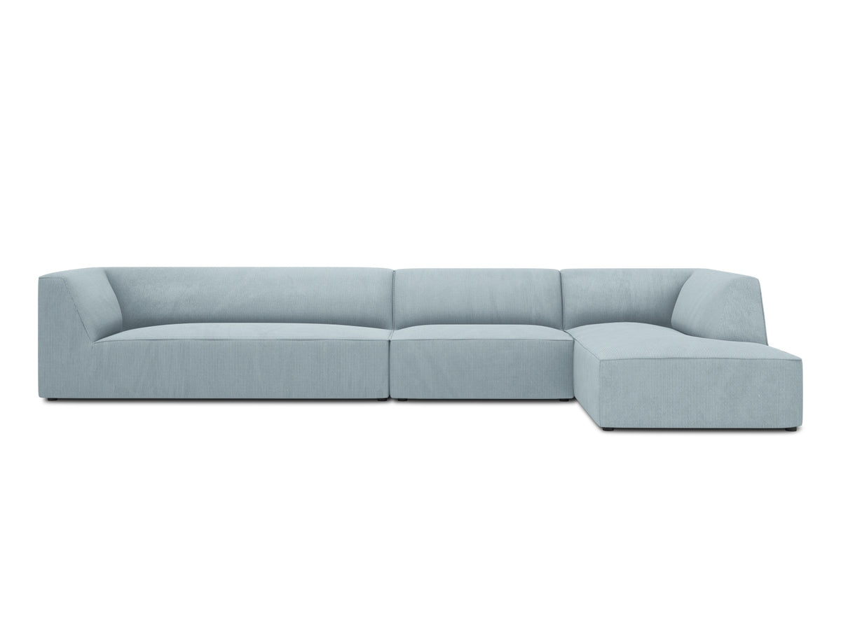 Ruby Modulares Ecksofa rechts 5 Sitzer in Light Blue-Scala präsentiert im Onlineshop von KAQTU Design AG. L-Sofa rechts ist von Micadoni