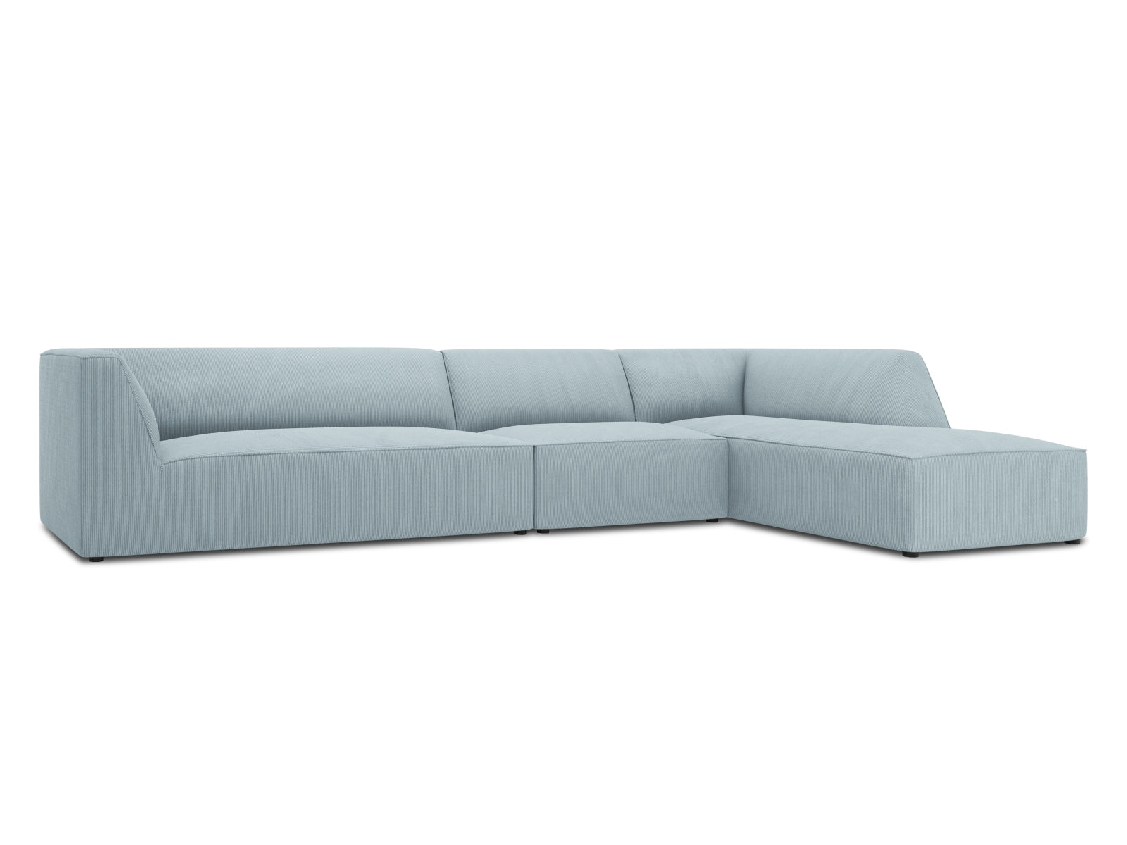 Ruby Modulares Ecksofa rechts 5 Sitzer in Light Blue präsentiert im Onlineshop von KAQTU Design AG. Ecksofa rechts ist von Micadoni
