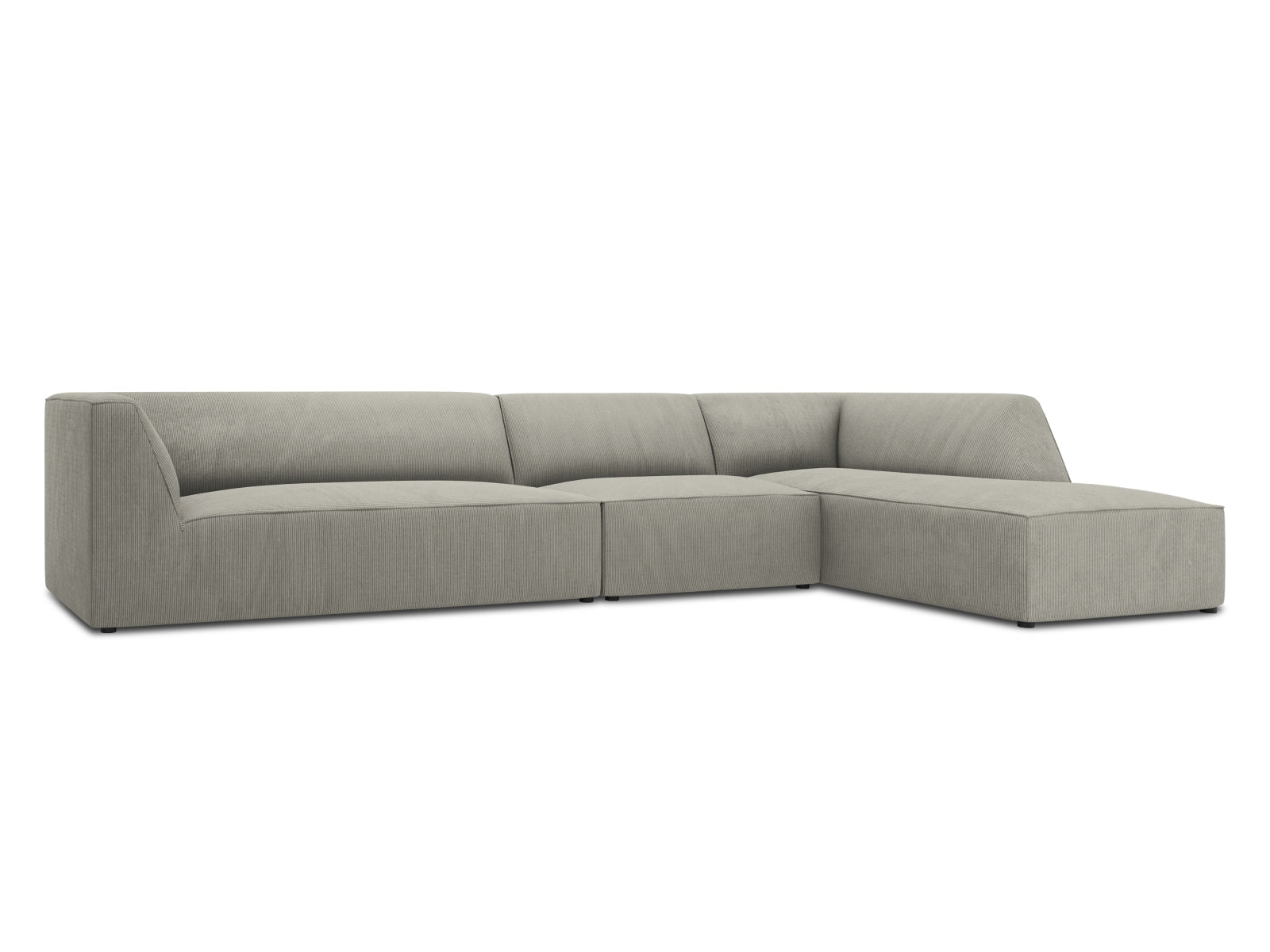 Ruby Modulares Ecksofa rechts 5 Sitzer in Light Grey präsentiert im Onlineshop von KAQTU Design AG. Ecksofa rechts ist von Micadoni