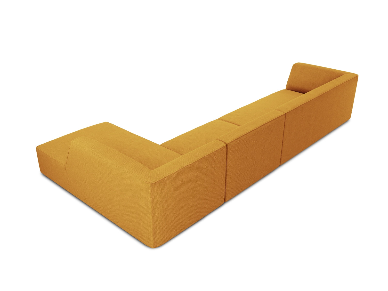 Ruby Modulares Ecksofa rechts 5 Sitzer in Yellow präsentiert im Onlineshop von KAQTU Design AG. Ecksofa rechts ist von Micadoni