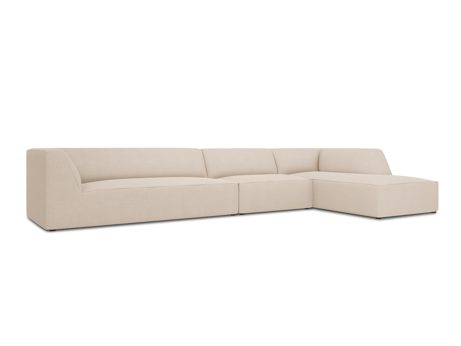 Ruby Modulares Ecksofa rechts 5 Sitzer in Beige präsentiert im Onlineshop von KAQTU Design AG. Ecksofa rechts ist von Micadoni