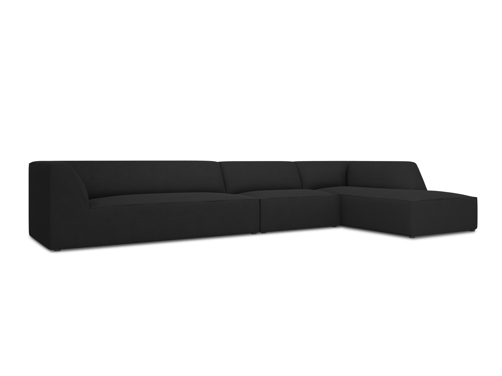 Ruby Modulares Ecksofa rechts 5 Sitzer in Black präsentiert im Onlineshop von KAQTU Design AG. Ecksofa rechts ist von Micadoni