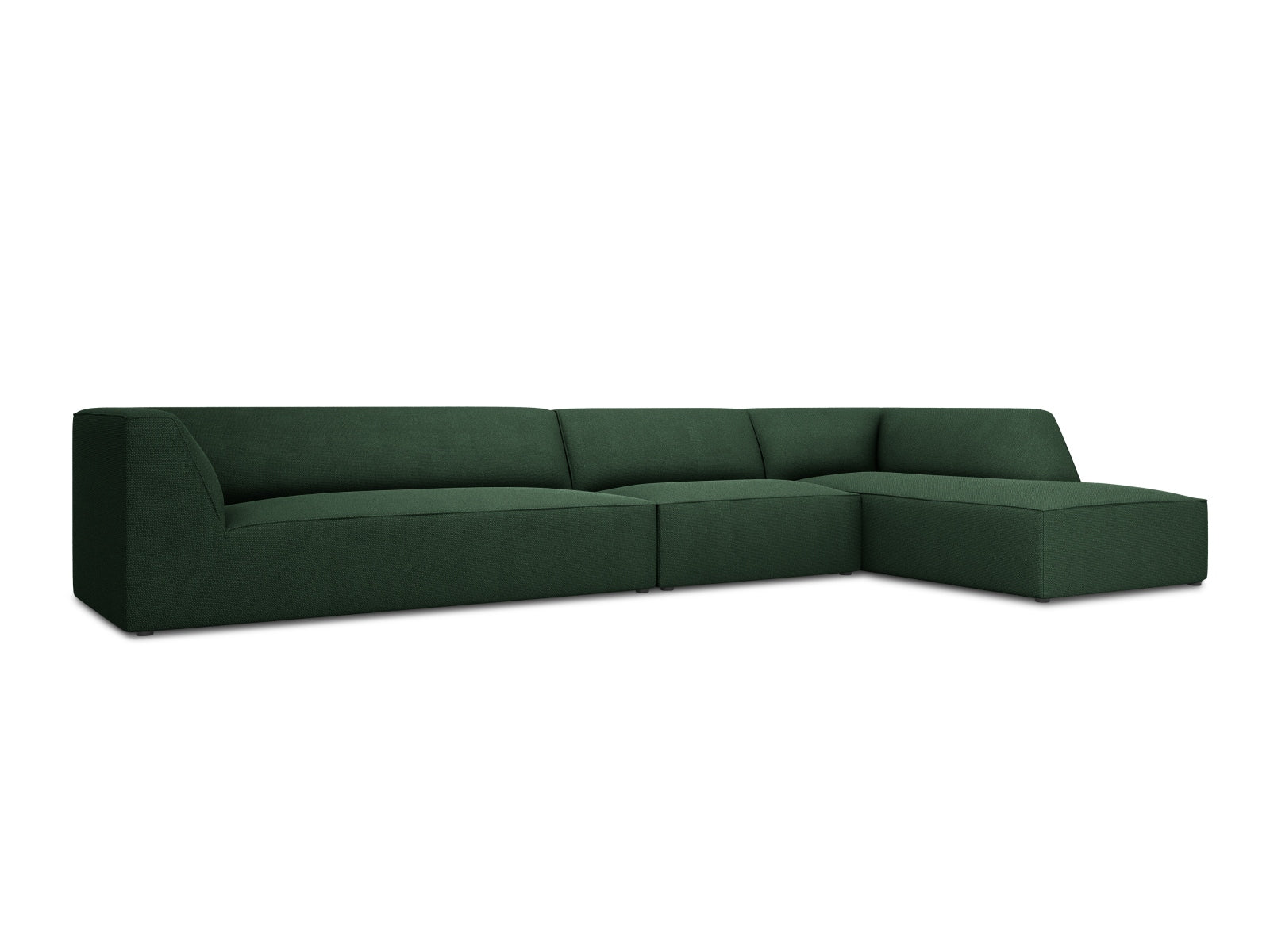 Ruby Modulares Ecksofa rechts 5 Sitzer in Green präsentiert im Onlineshop von KAQTU Design AG. Ecksofa rechts ist von Micadoni