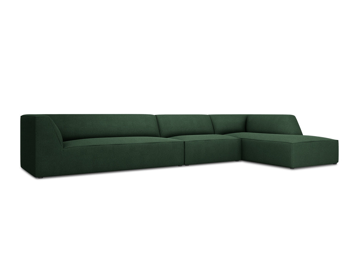 Ruby Modulares Ecksofa rechts 5 Sitzer in Green-Ottawa präsentiert im Onlineshop von KAQTU Design AG. L-Sofa rechts ist von Micadoni